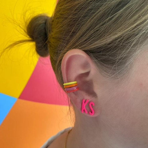 Colored Enamel Ear Cuff