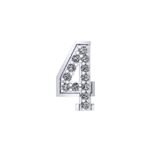 Slider Number 4 Charm