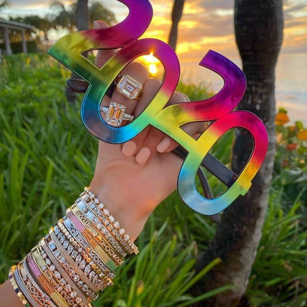 Large Multi-Shape Diamond Bracelet