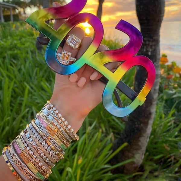 Mini Multi Shaped Diamond Bracelet