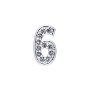 Slider Number 6 Charm