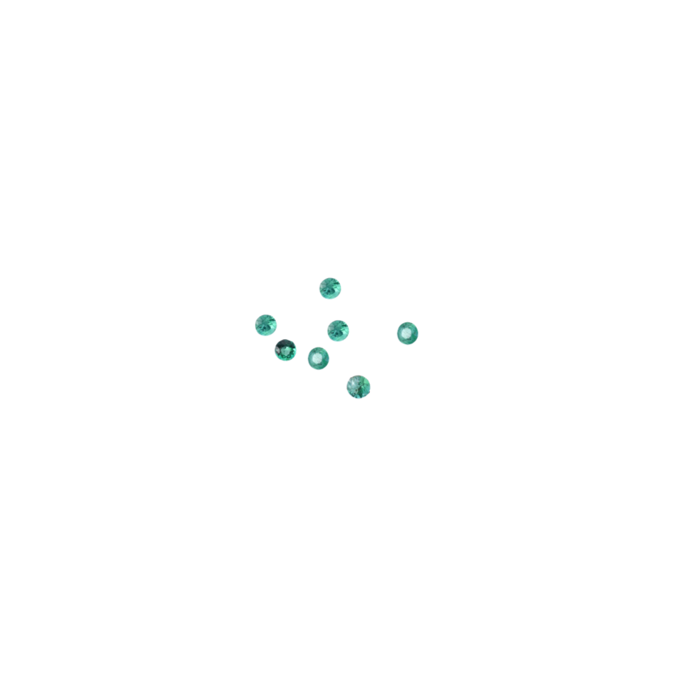 7 Tiny Loose Emeralds
