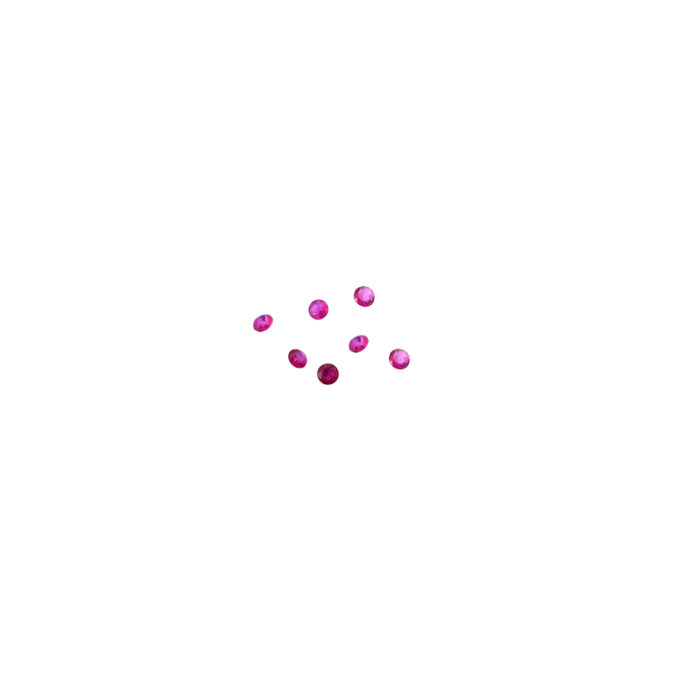 7 Tiny Loose Pink Sapphires