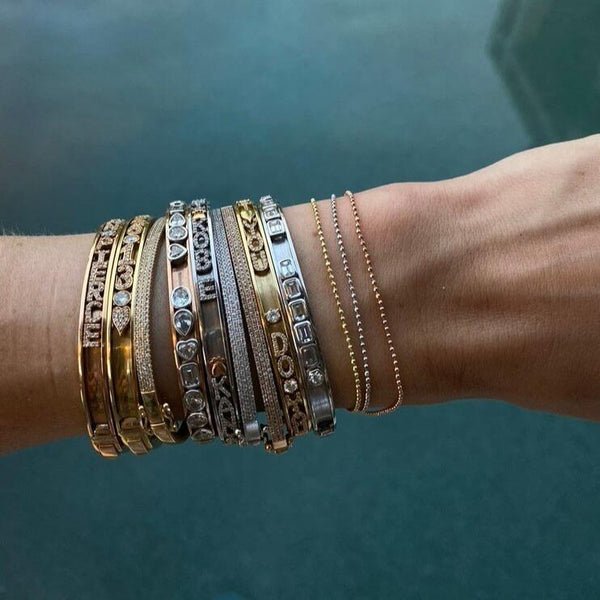 Small Gold Bead Bracelet