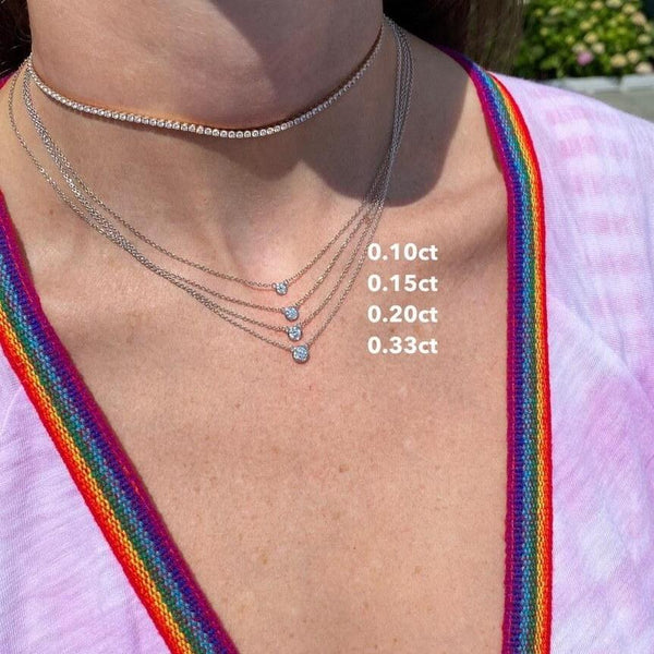 Bezel Necklace