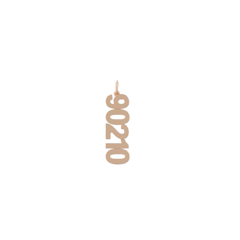 Zip Code Charm Necklace
