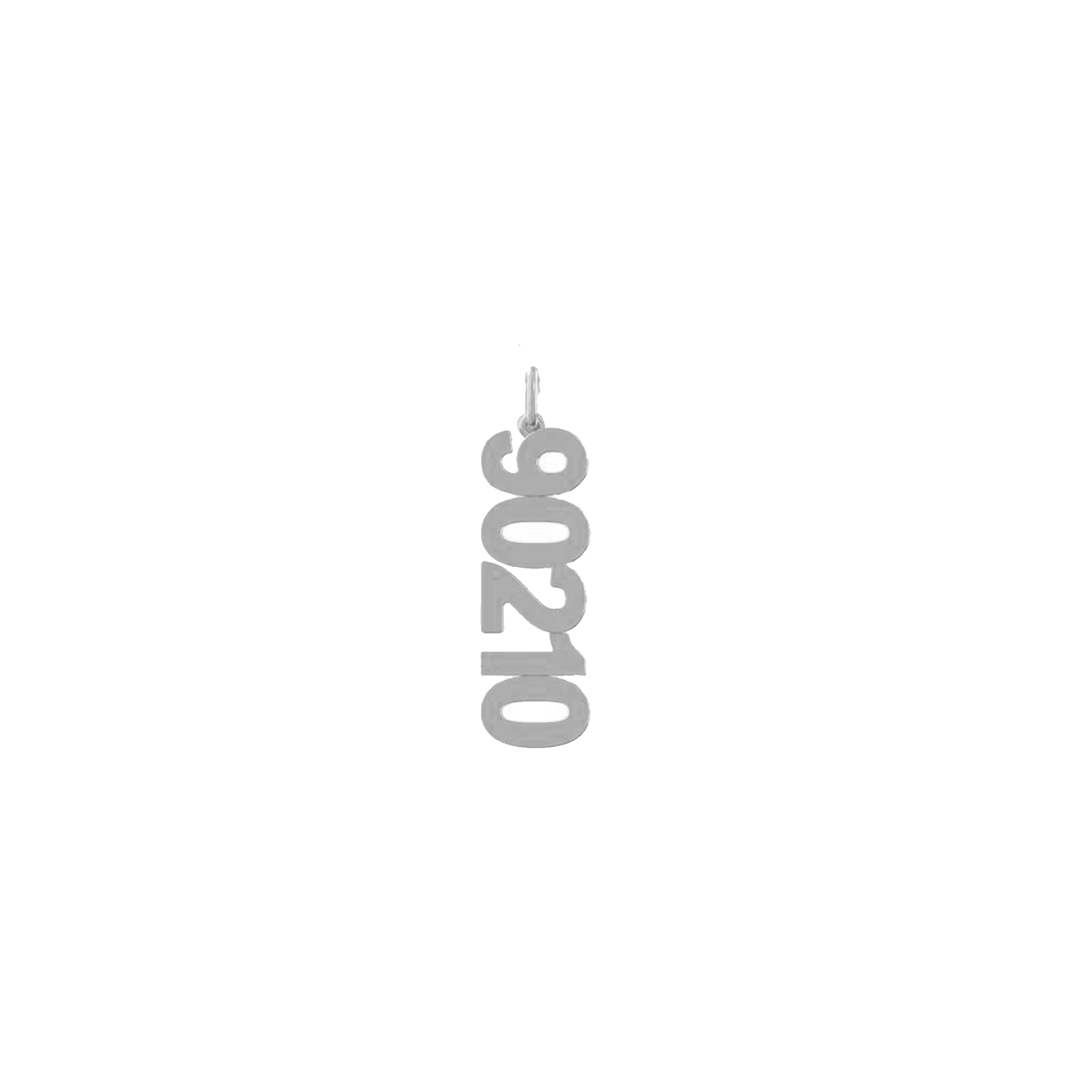Zip Code Charm Necklace