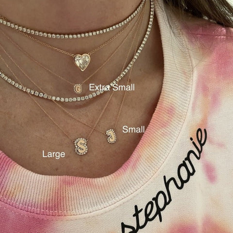 Large Bubble with Gemstone Necklace