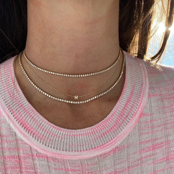 Mini Mini Initial Necklace V2