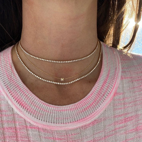 Mini Mini Initial Necklace V2
