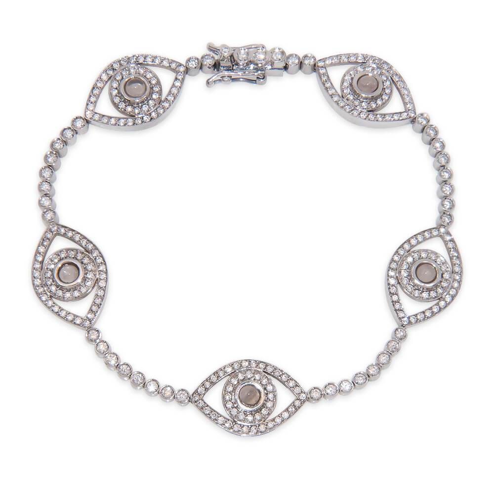 Mini Five Eye Tennis Bracelet
