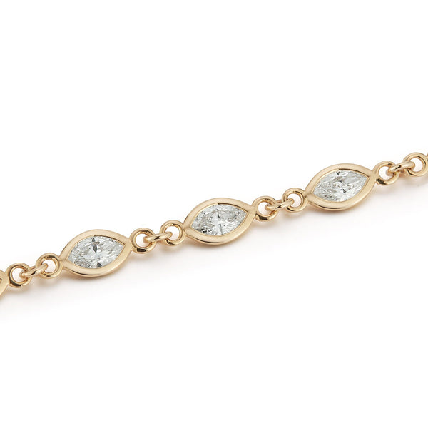Marquise Bezel Bracelet