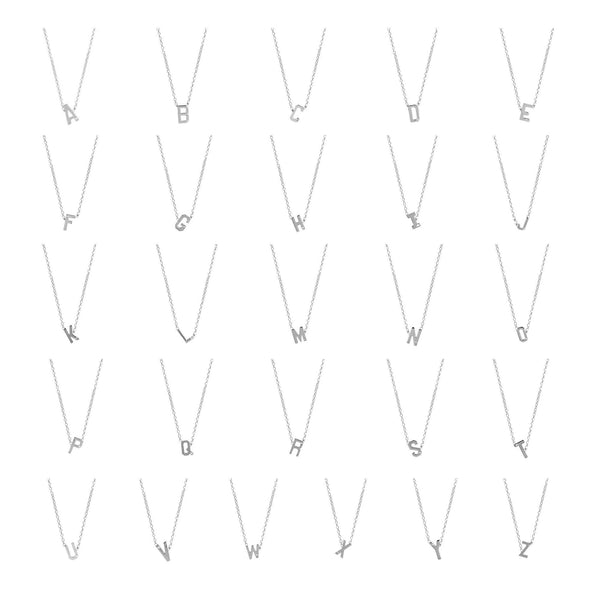 Mini Double Initial Necklace