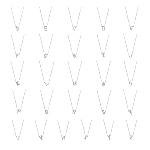 Mini Double Initial Necklace