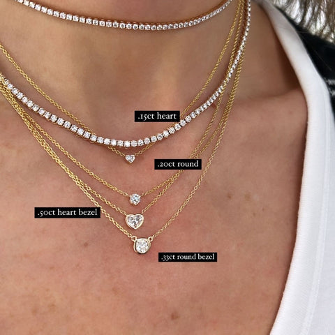 Bezel Necklace