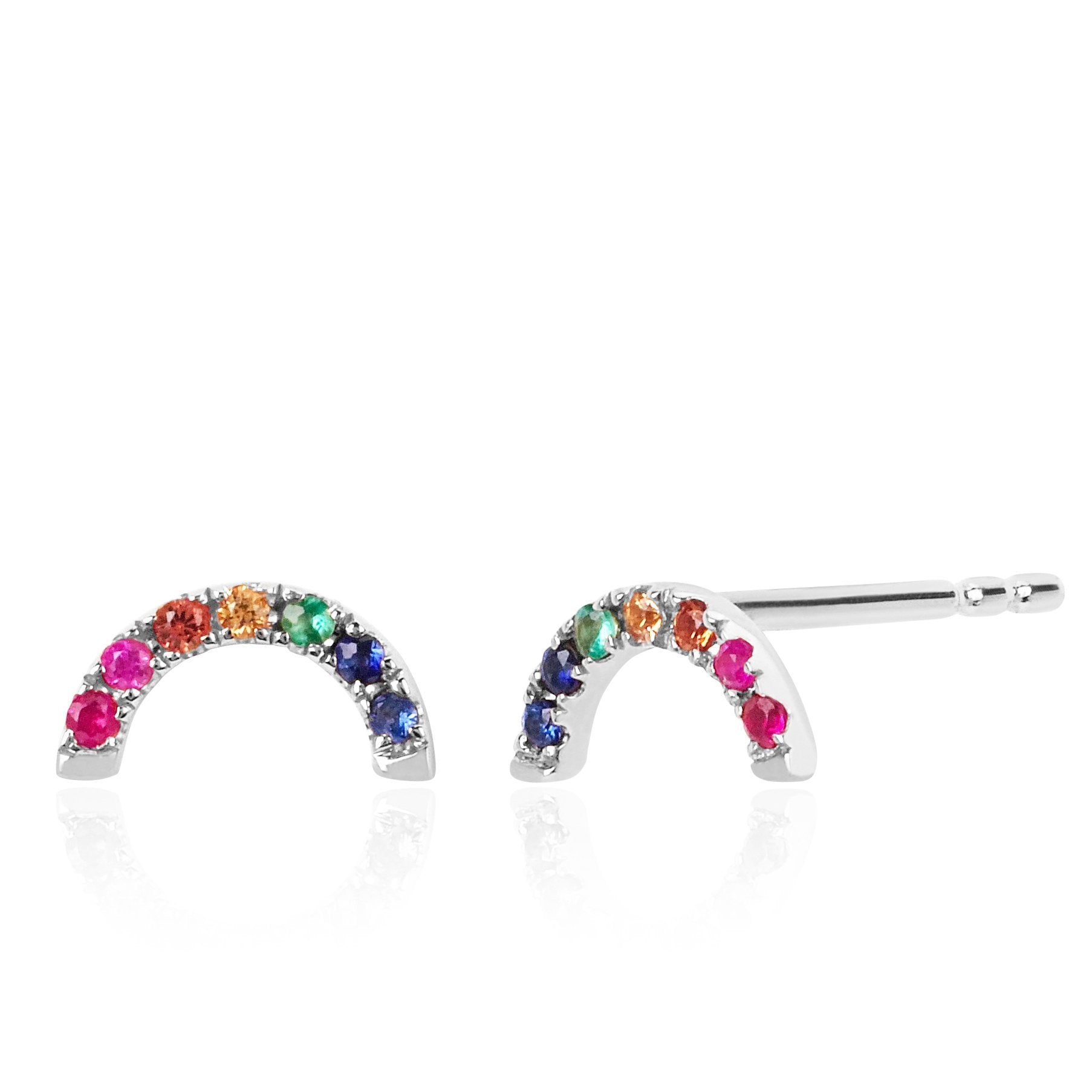 Rainbow Stud Earrings
