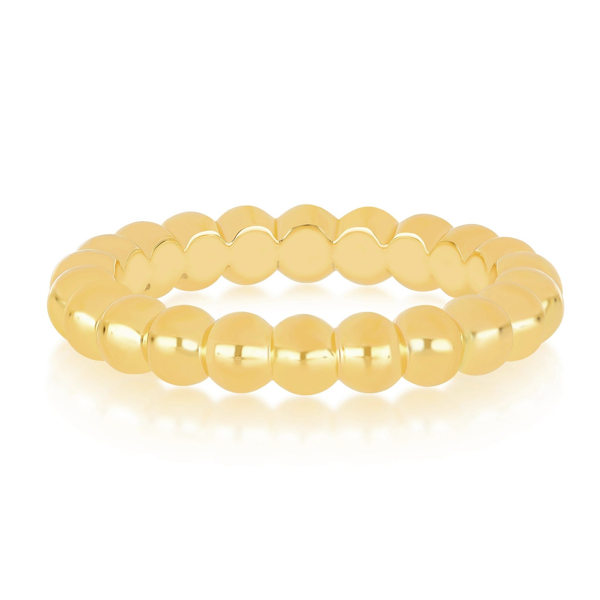 Gold Ball Stack Ring