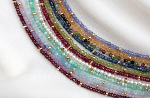 Birthstone Bead Necklace