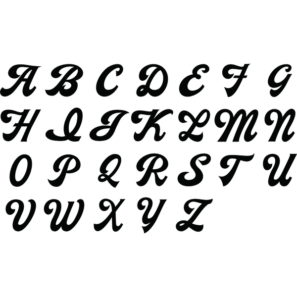 Jumbo Enamel Letter Charm