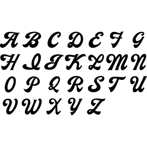 Jumbo Enamel Letter Charm