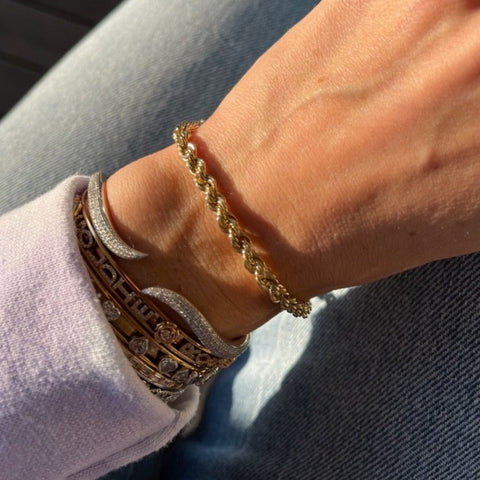 Large Rope Chain Bracelet