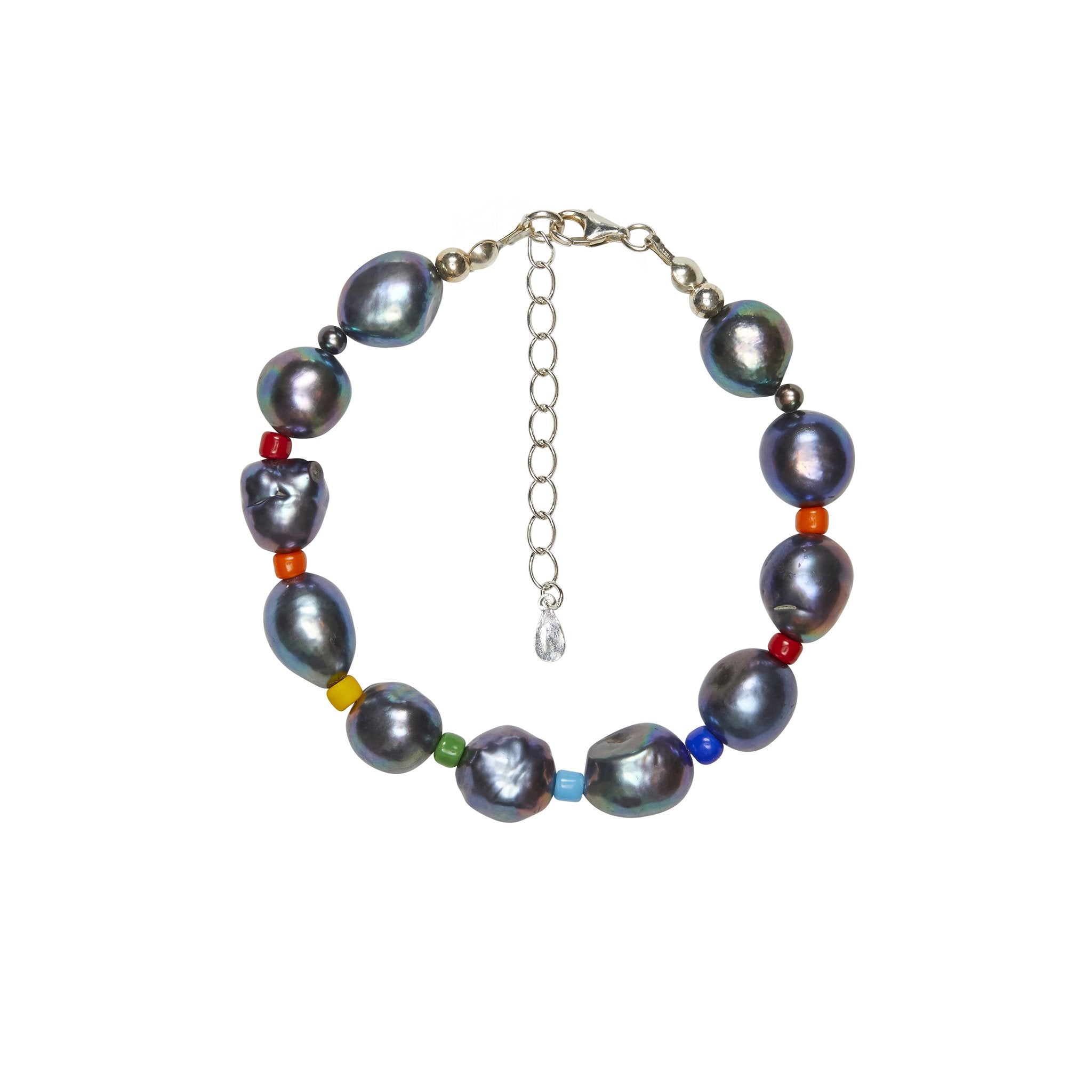 Black Baroque Pearl Bracelet