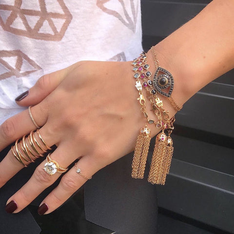Black Diamond Eye Bracelet