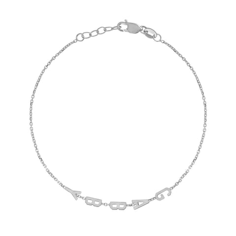Mini Mini Initial Bracelet