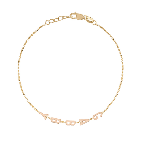 Mini Mini Initial Bracelet