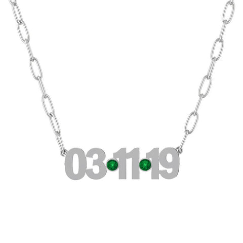 Gold Date Necklace