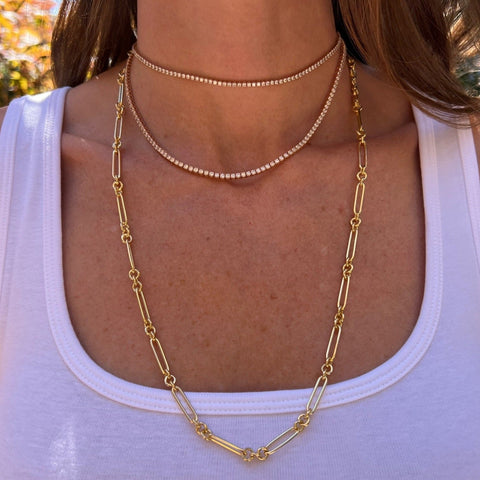 Rounded Paperclip Chain