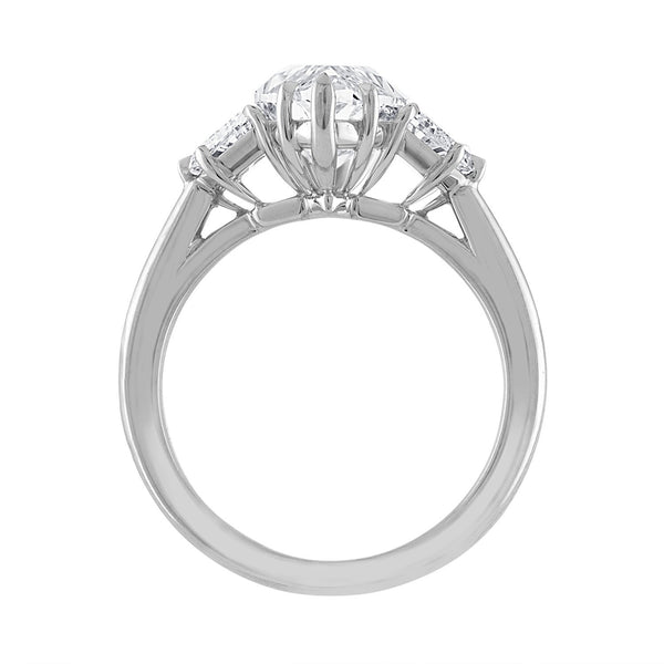 Marquise Engagement Ring with Cadillacs