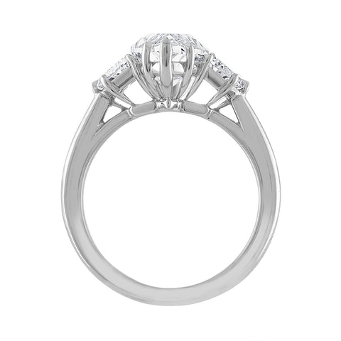 Marquise Engagement Ring with Cadillacs