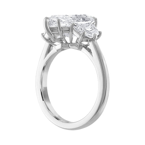 Marquise Engagement Ring with Cadillacs