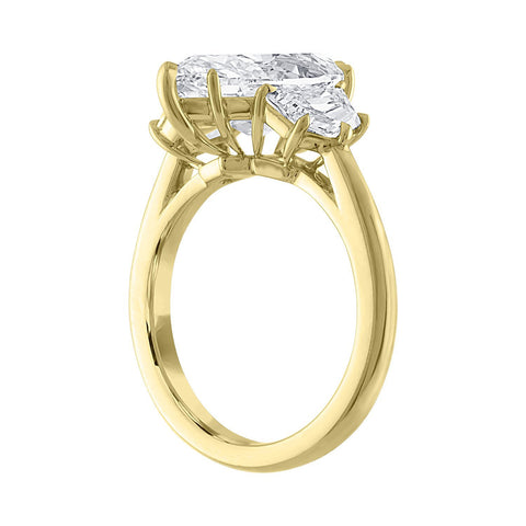 Marquise Engagement Ring with Cadillacs