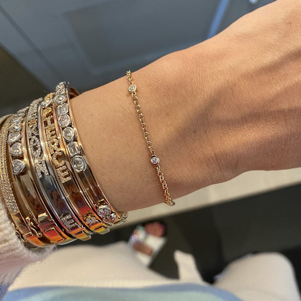 Diamond by the Yard Bracelet