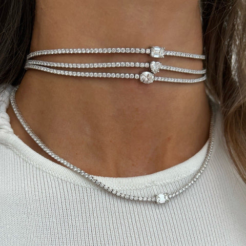 Paloma Diamond Tennis Choker