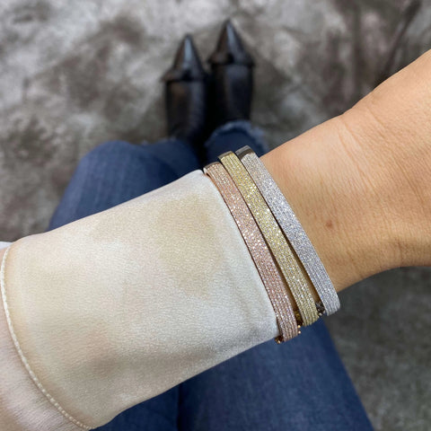 Five Row Pave Bangle
