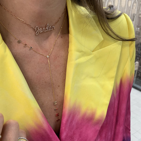 MAMA Lariat Necklace