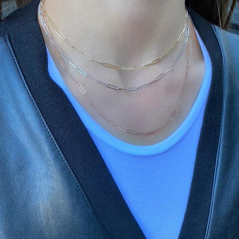 Small Paper Clip Chain