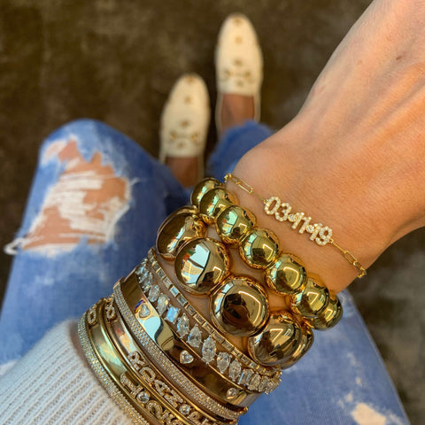 Pave Date Bracelet