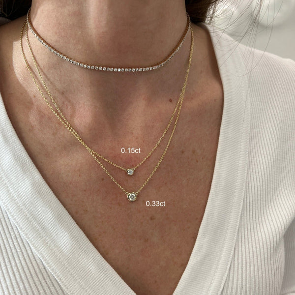 Bezel Necklace