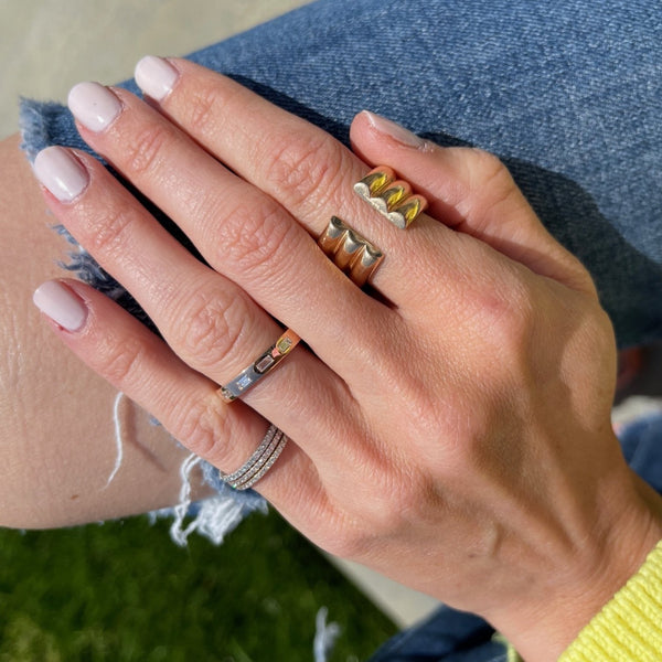 Ottoline Diamond Baguette Ring