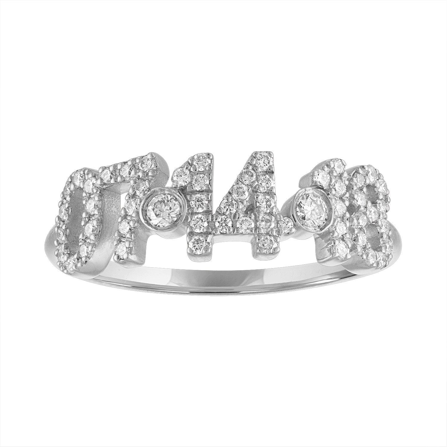 Pave Date Ring