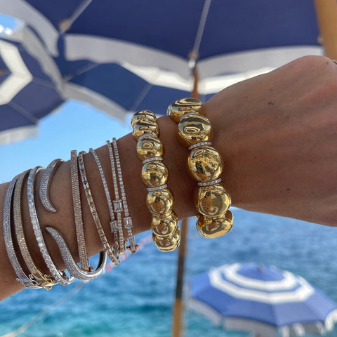 Aura Bracelet with Diamond Bars