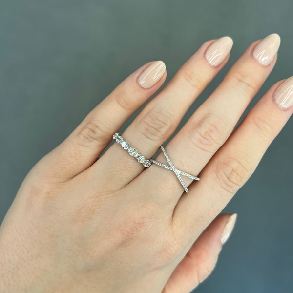 7 Stone Oval Diamond Band