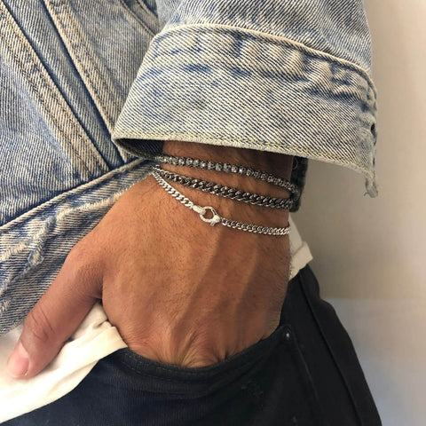 Men's Mini Flat Link Bracelet