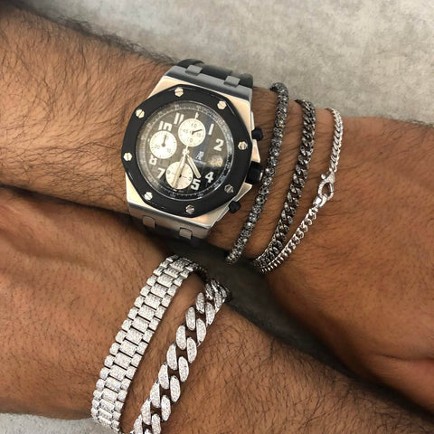 Men's Mini Flat Link Bracelet