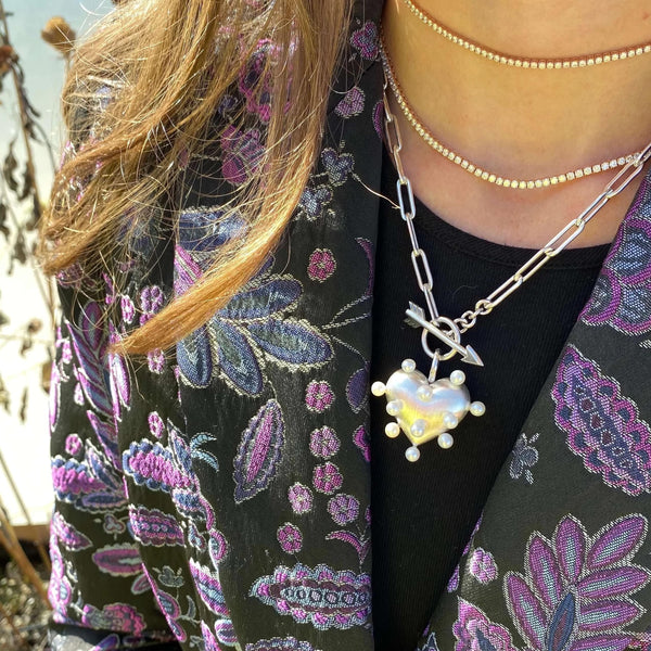 Pin Cushion Heart Pendant