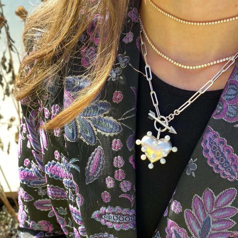 Pin Cushion Heart Pendant